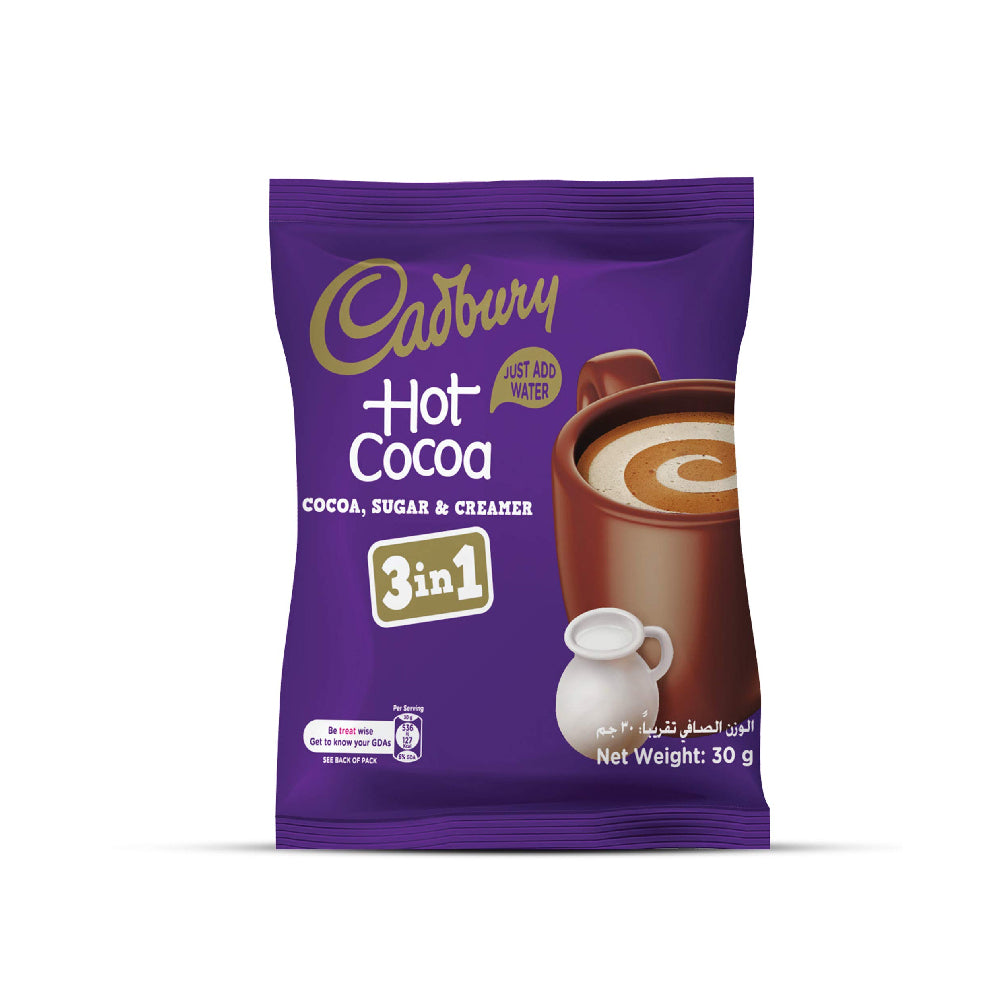 Cadbury Hot Cocoa 3in1 30gm