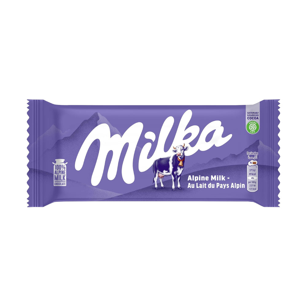 Milka Alpine Milk Chocolate 100g