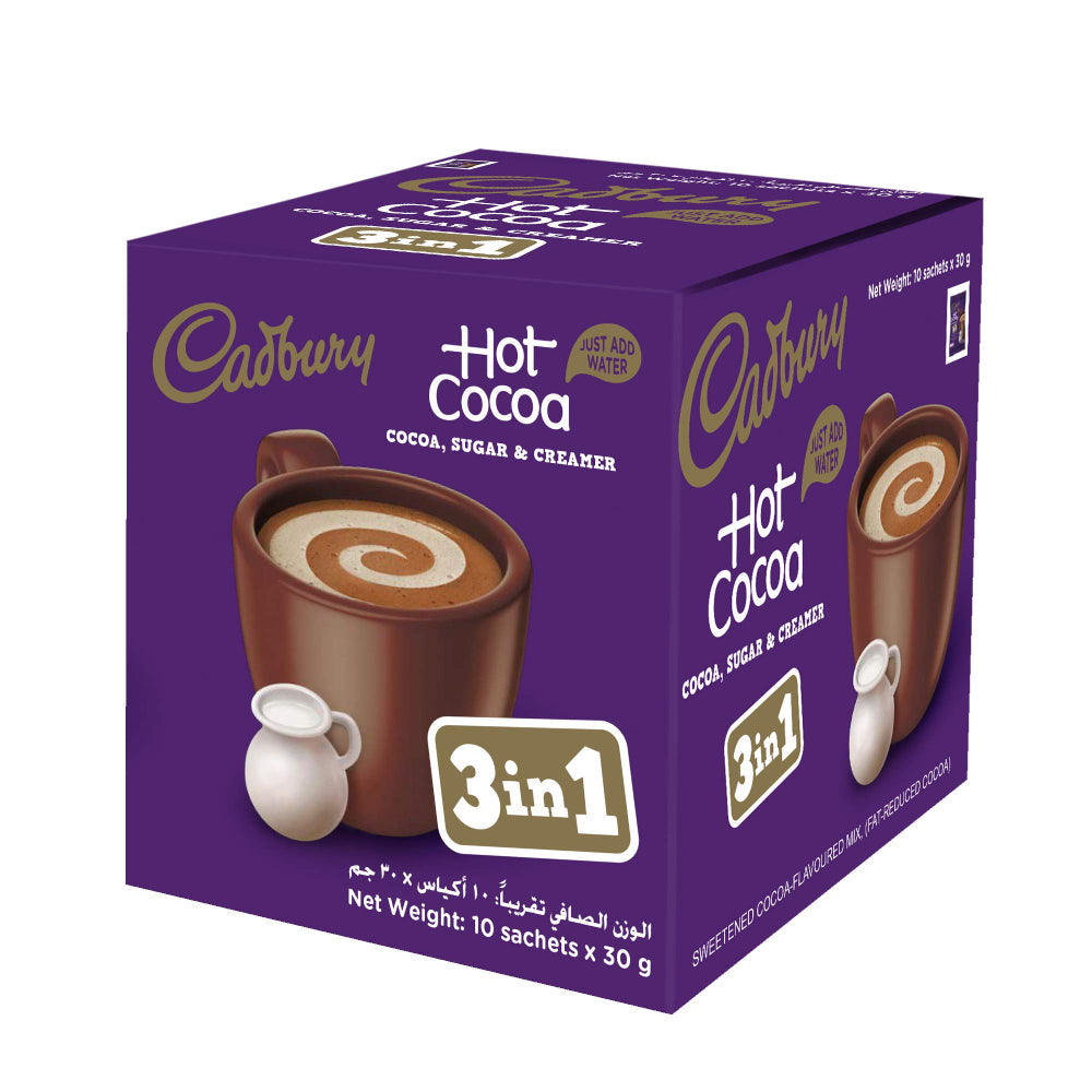 Cadbury 3in1 Hot Cocoa Sachet 30Gx10