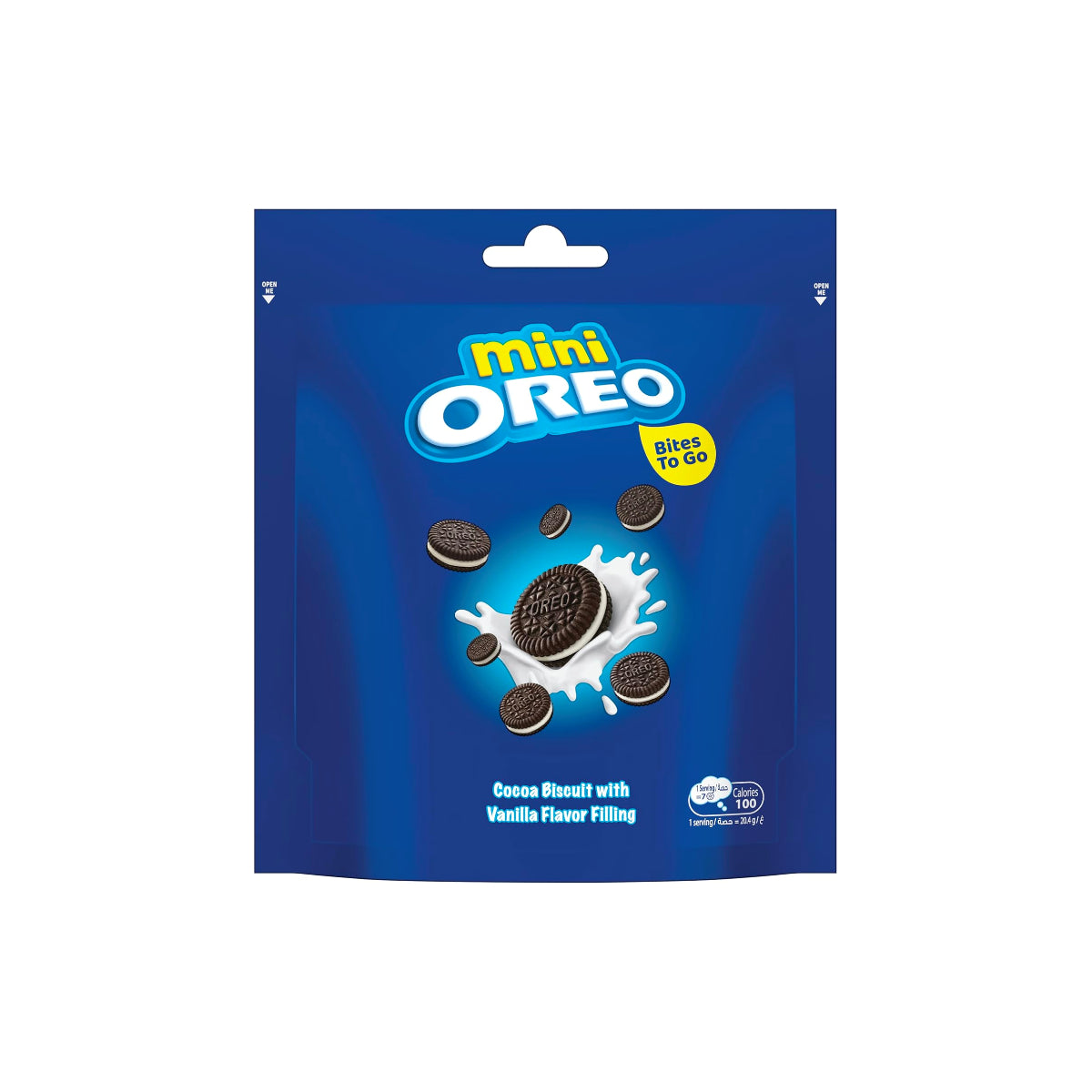 Oreo Mini Bites To Go Cocoa Biscuit With Vanilla Flavour 67g