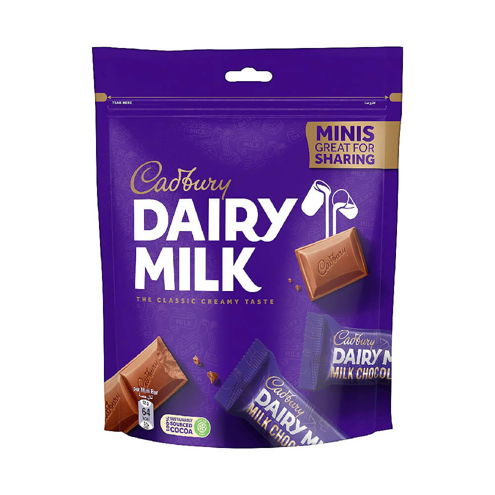 Cadbury Dairy Milk Mini Doy Bag 192gm