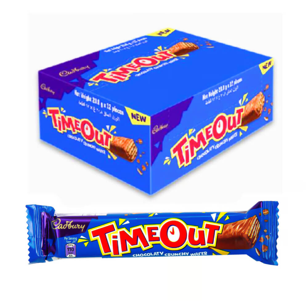 Cadbury Time Out Chocolate Crunchy Wafer 12x20.8gm
