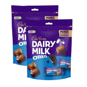 Cadbury Dairy Milk Chocolate Minis With Oreo Cookies Filling 2x159.5gm