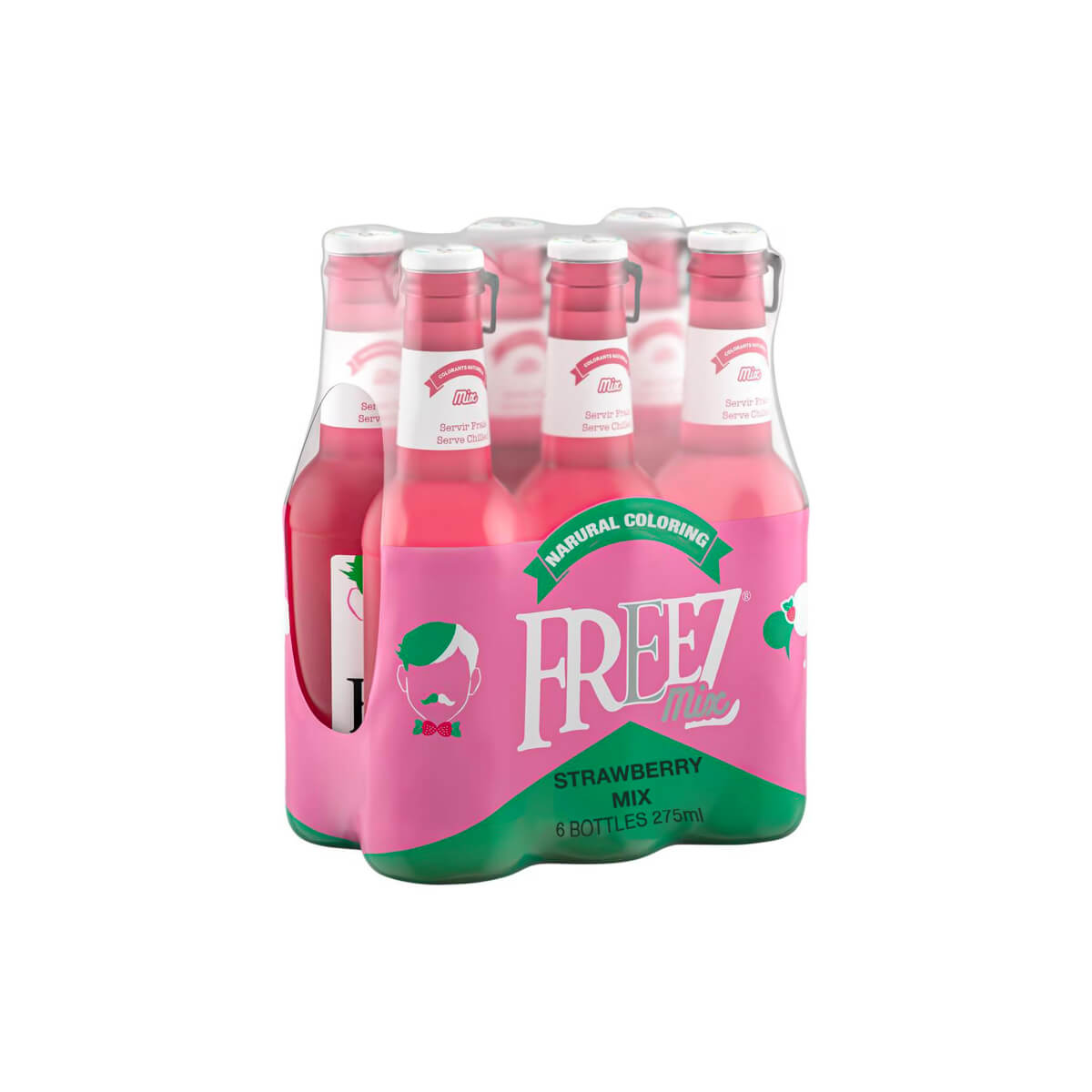 Freez Mix Strawberry Drink 6x275ml