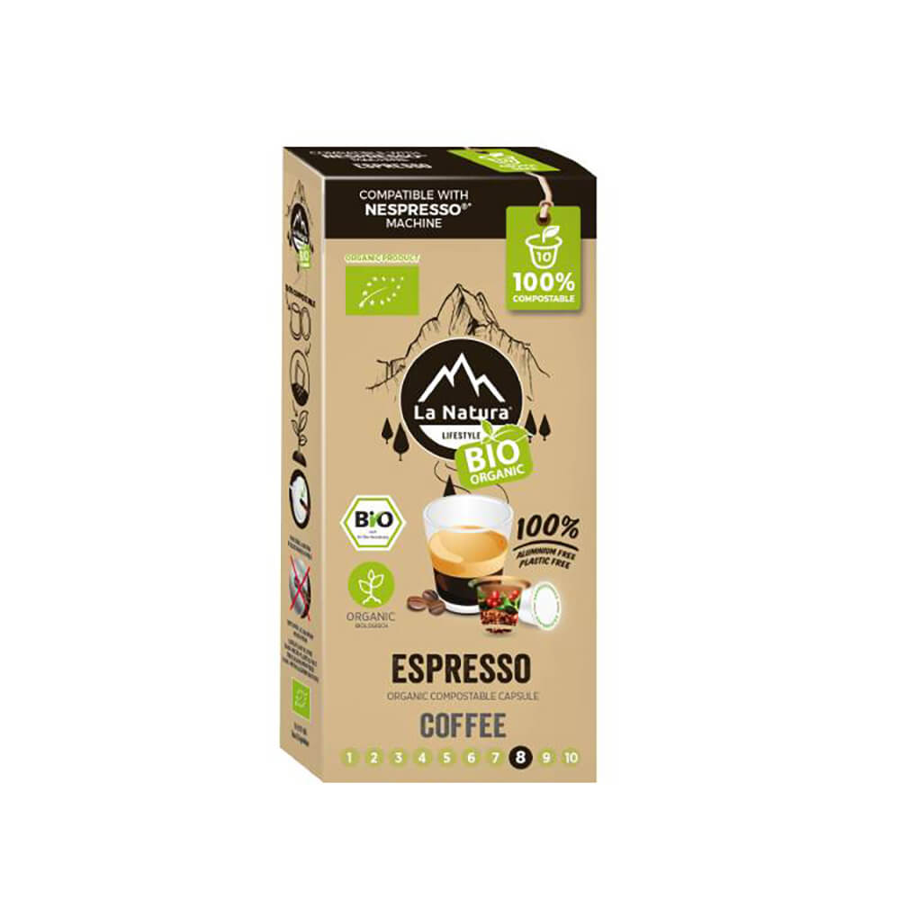 Bio Organic Coffee Espresso Capsules 10s