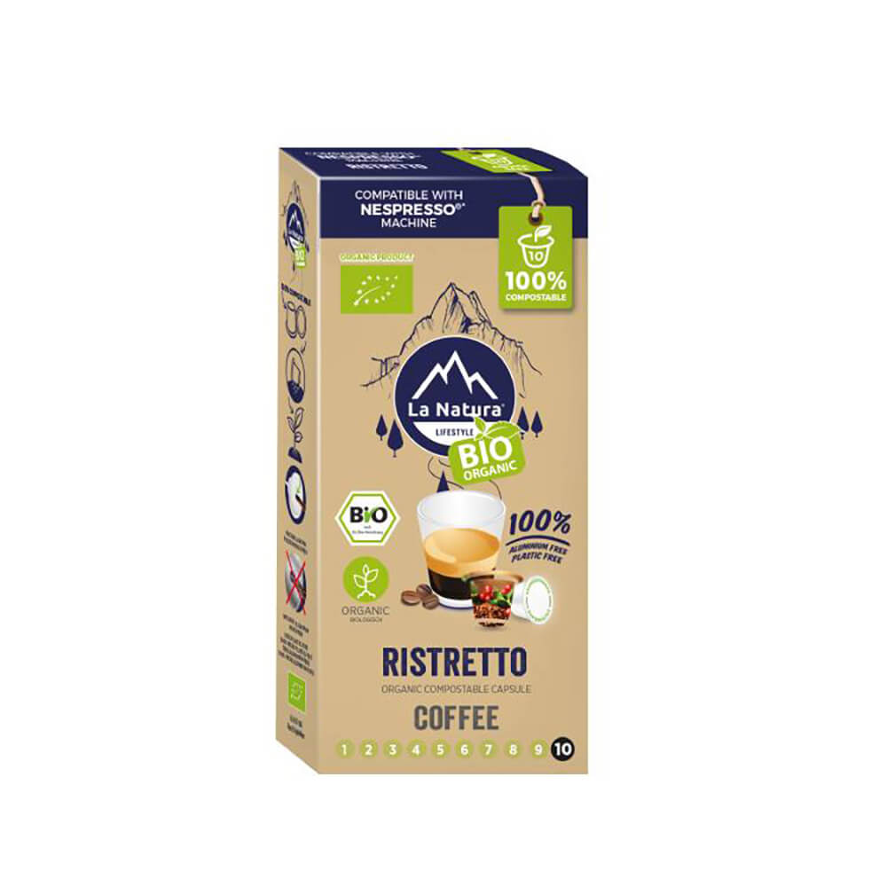 Bio Organic Coffee Ristretto Capsules 10s