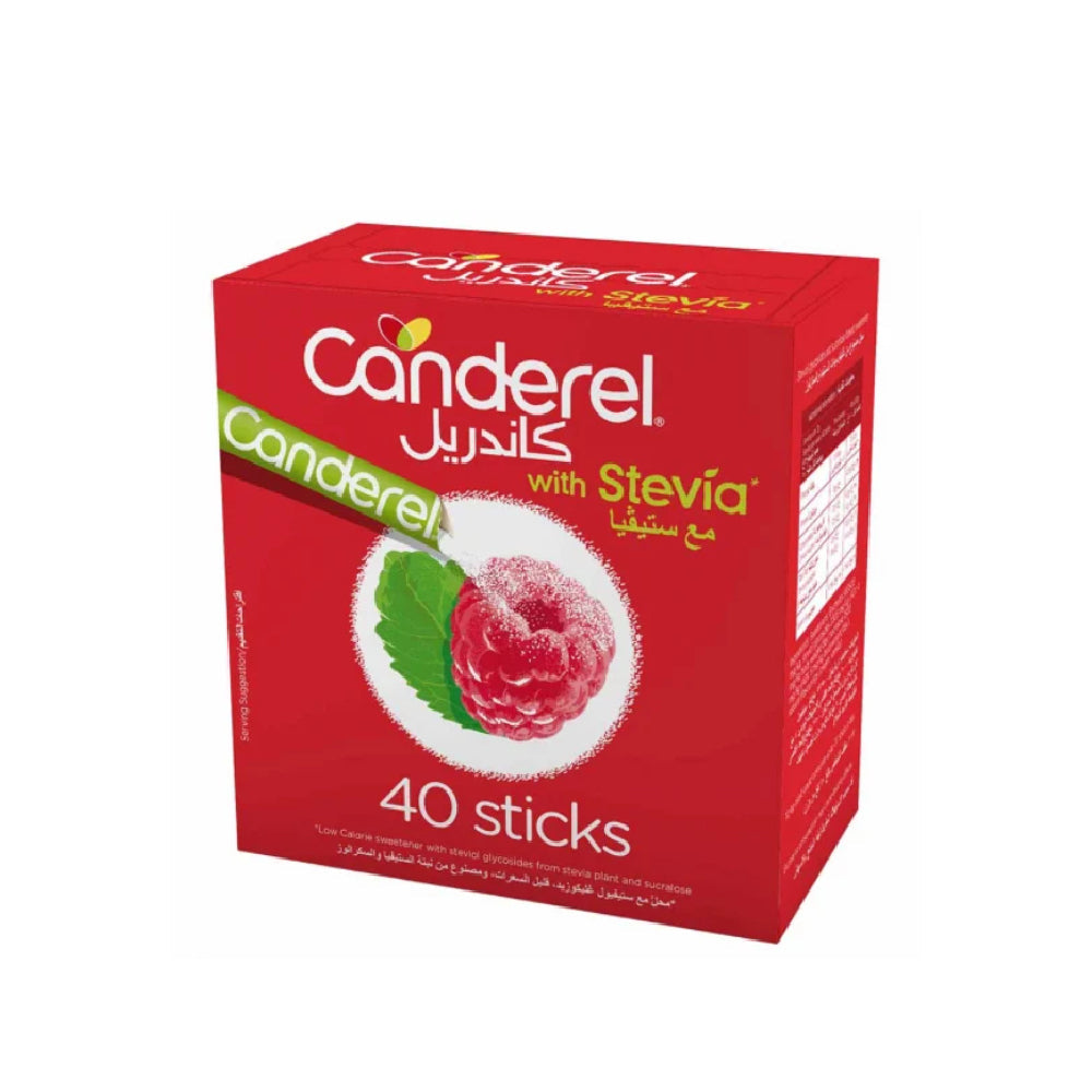 Canderel With Stevia Sweetener Sticks 40s