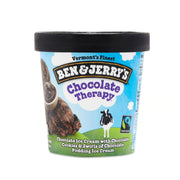 Ben & Jerry's Chocolate Therapy Chocolate Ice Cream with Chocolate Cookies and Swirls Of Chocolate Pudding 473Ml