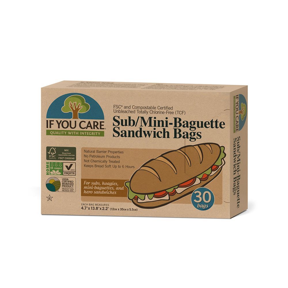 IYC Fsc Cert Sub Mini Baguette Sandwich Bags 30s