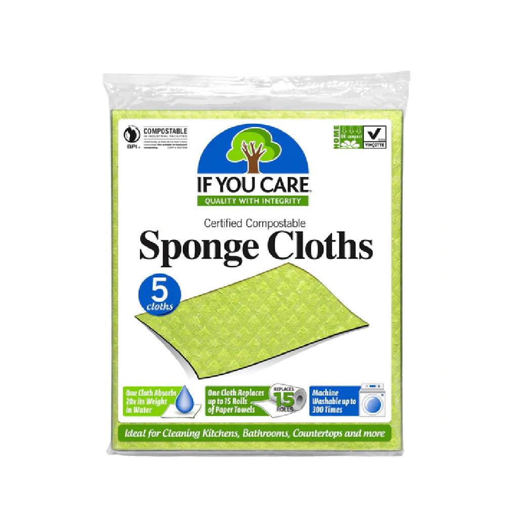 IYC 100% Natural Sponge Cloths 5s