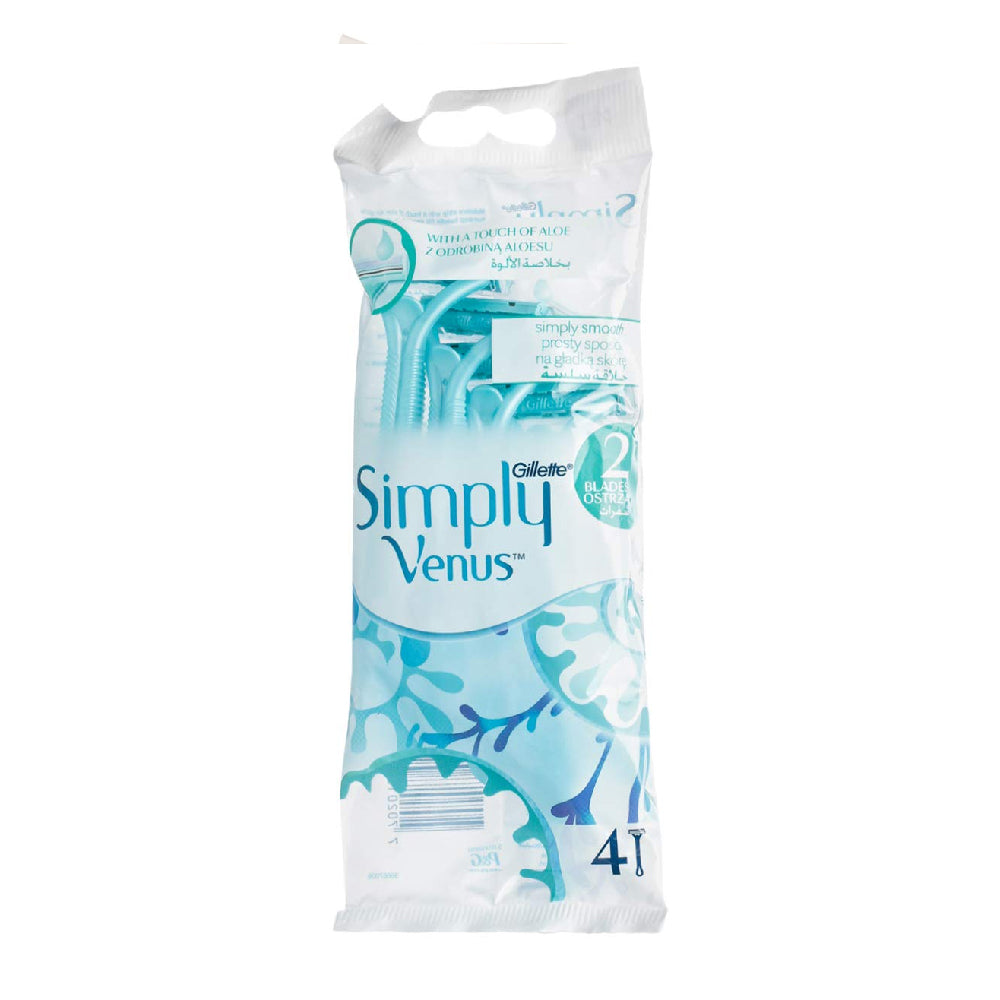 Gillette Simply Venus 2 Disposable Razor 4's