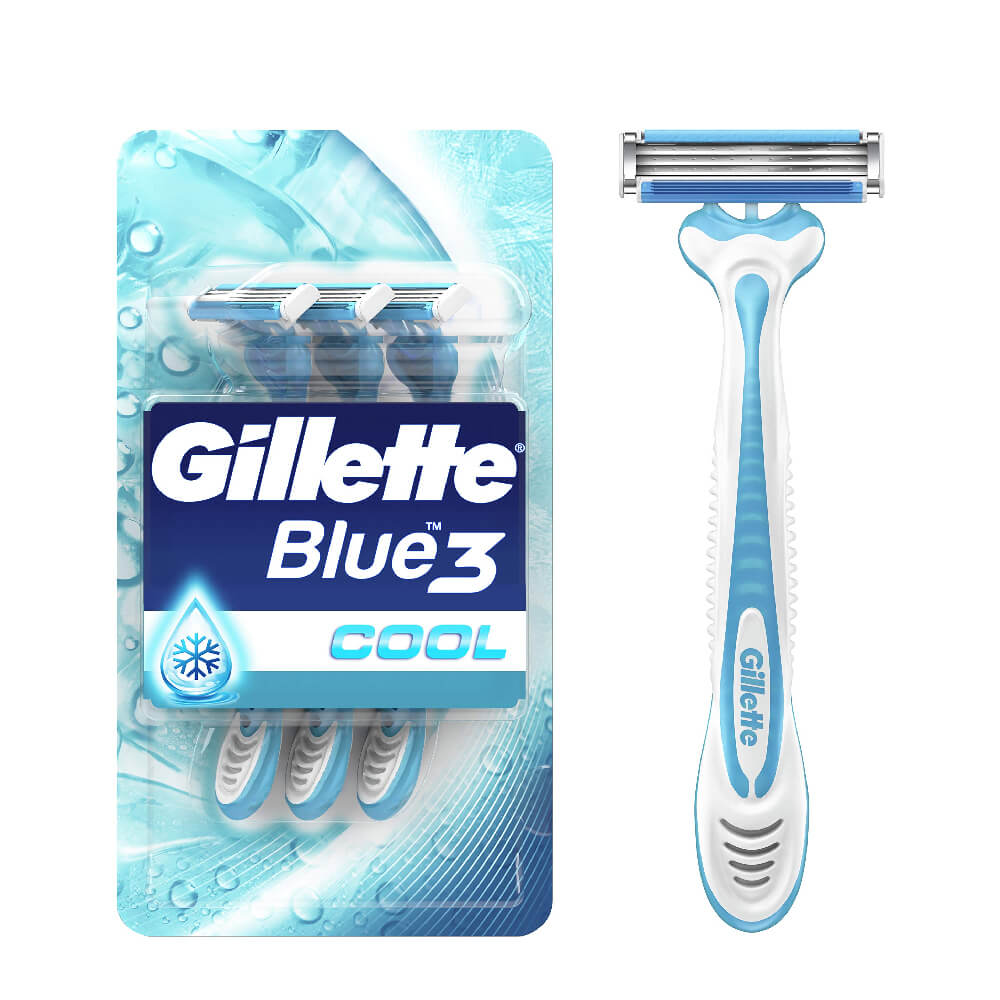 Gillette Blue3 Cool Men's Disposable Razor 3's