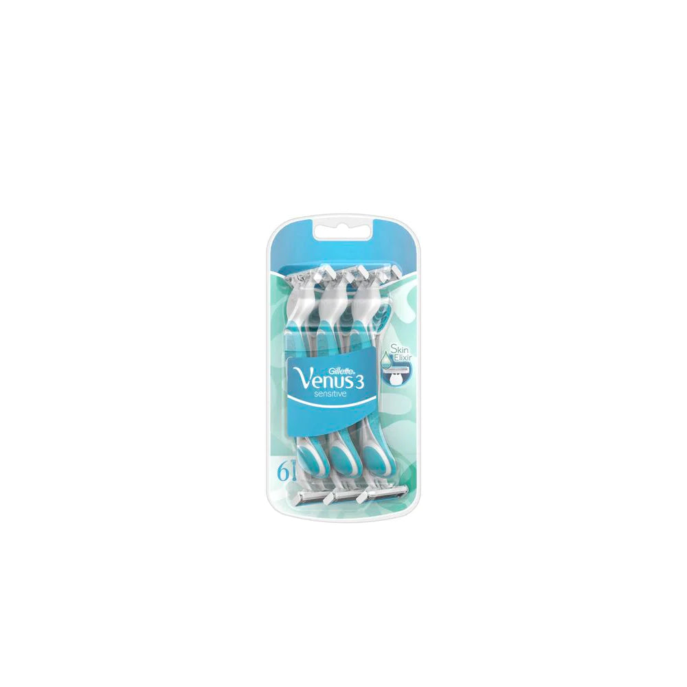 Gillette Venus Sensitive Skin Disposable Razor 3's