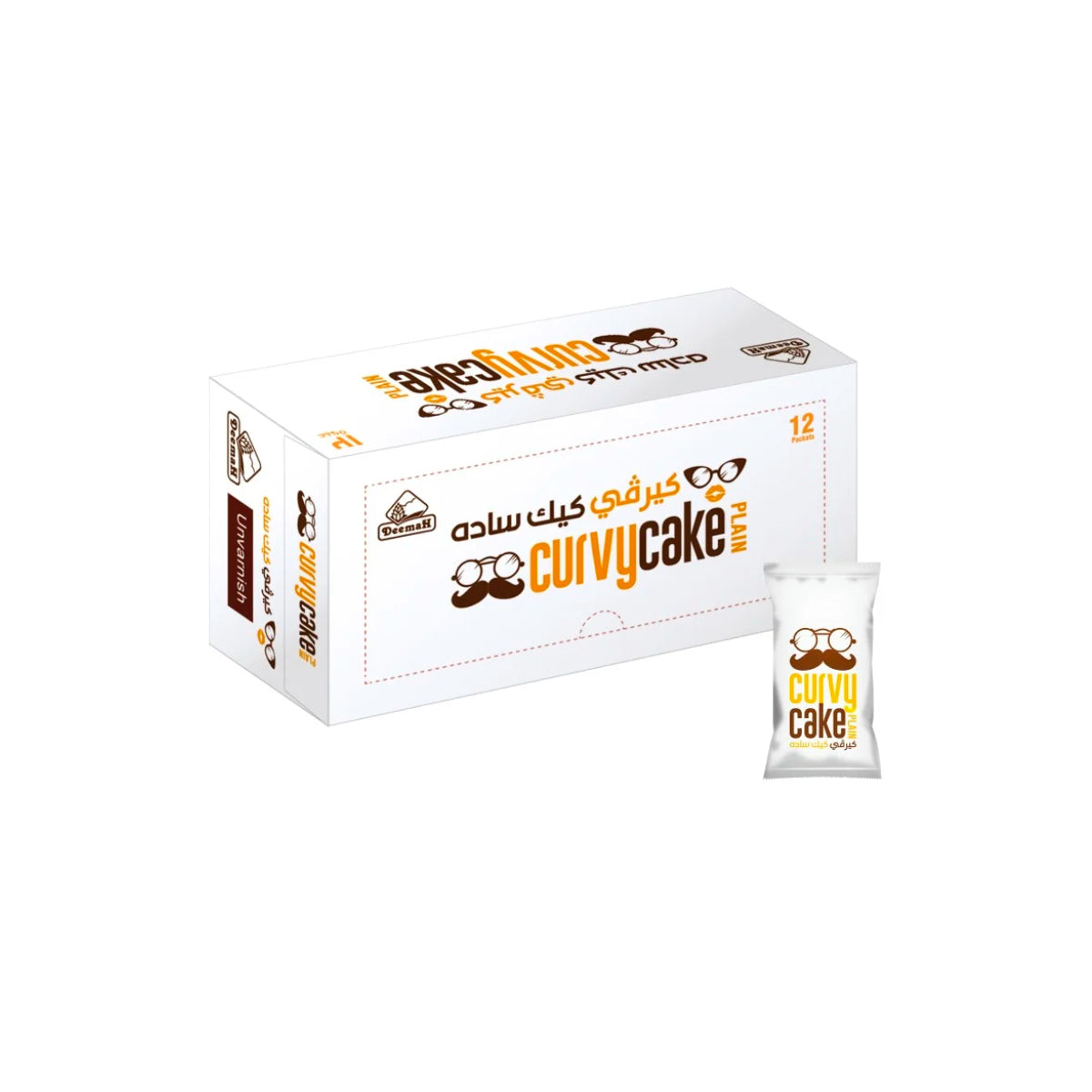 Deemah Plain Curvy Cake 12x32g