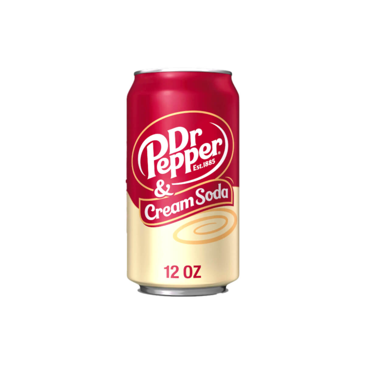 Dr Pepper Cream Soda Carbonated Drink 355ml