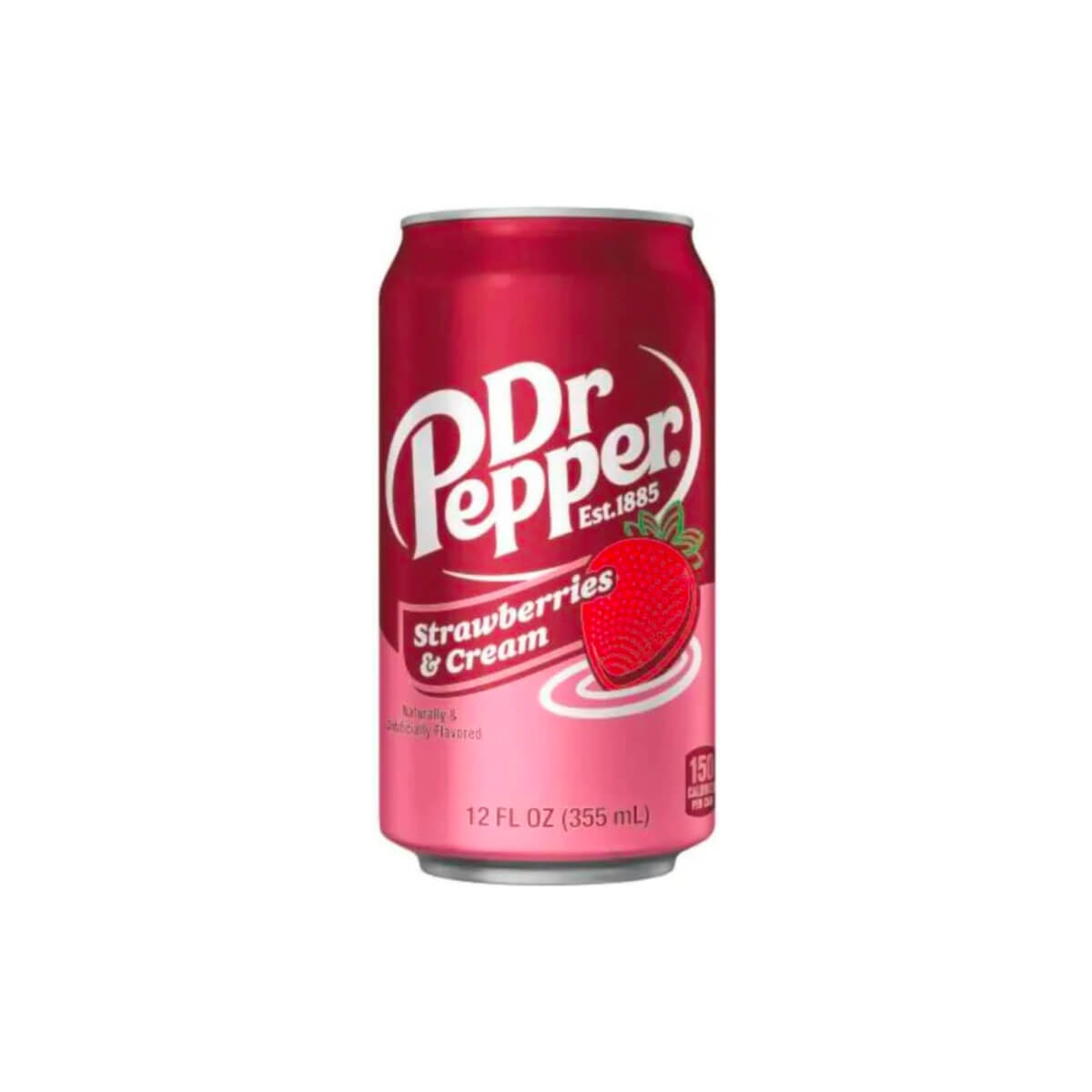 Dr Pepper Strawberries & Cream Carbonated Drink 355ml