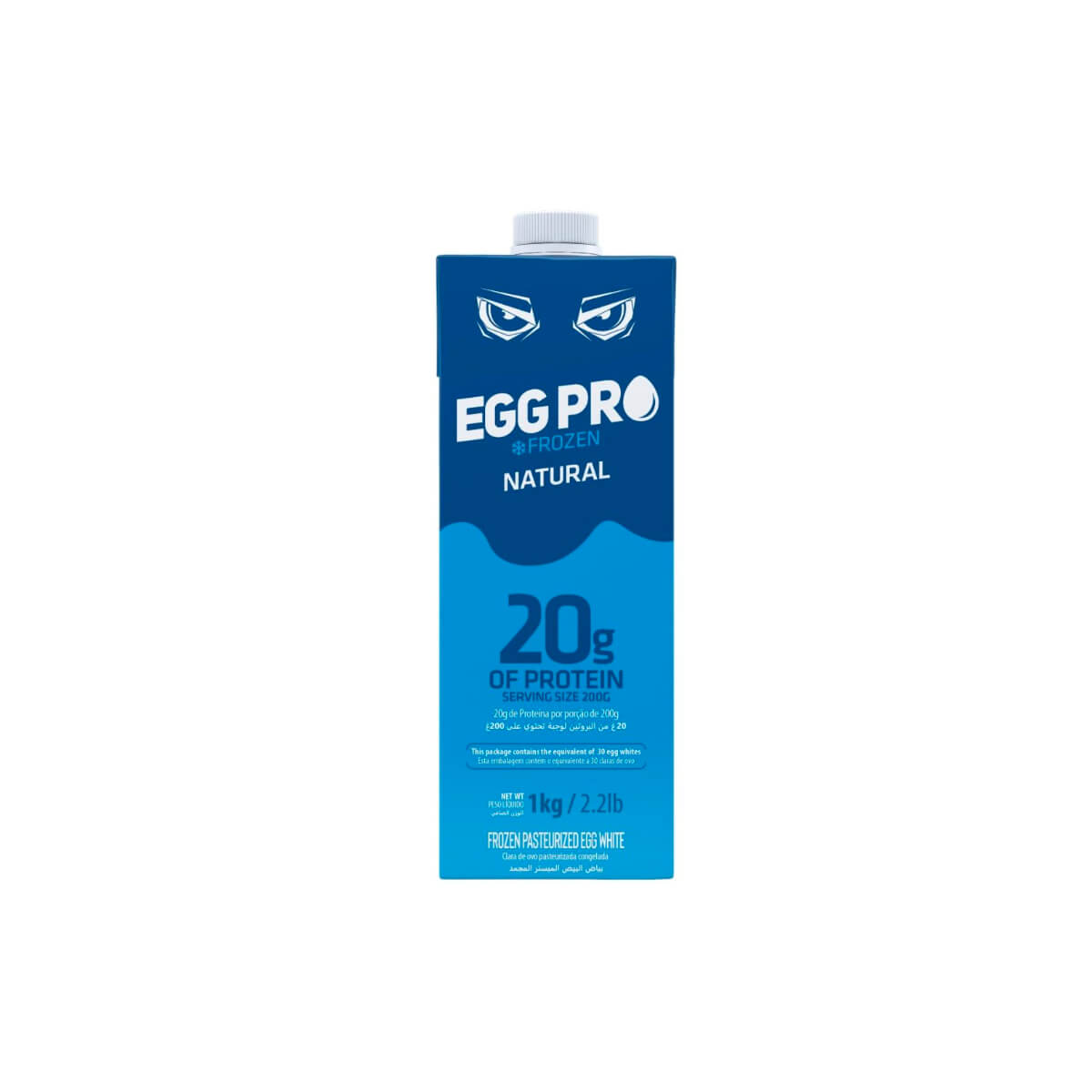 Egg Pro Pasteurized Frozen Egg White 1kg
