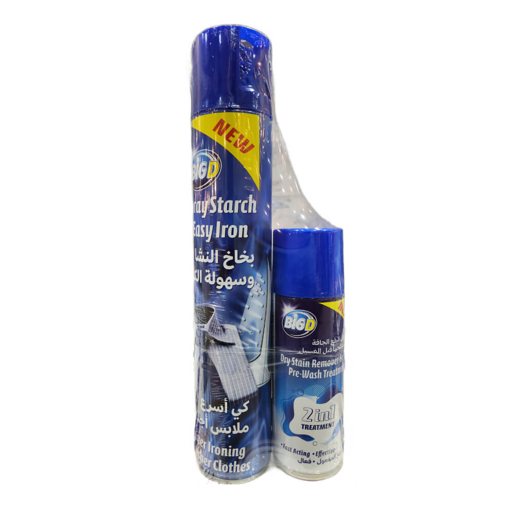 Big D Starch Remover 500ml + Stain Remover 200ml