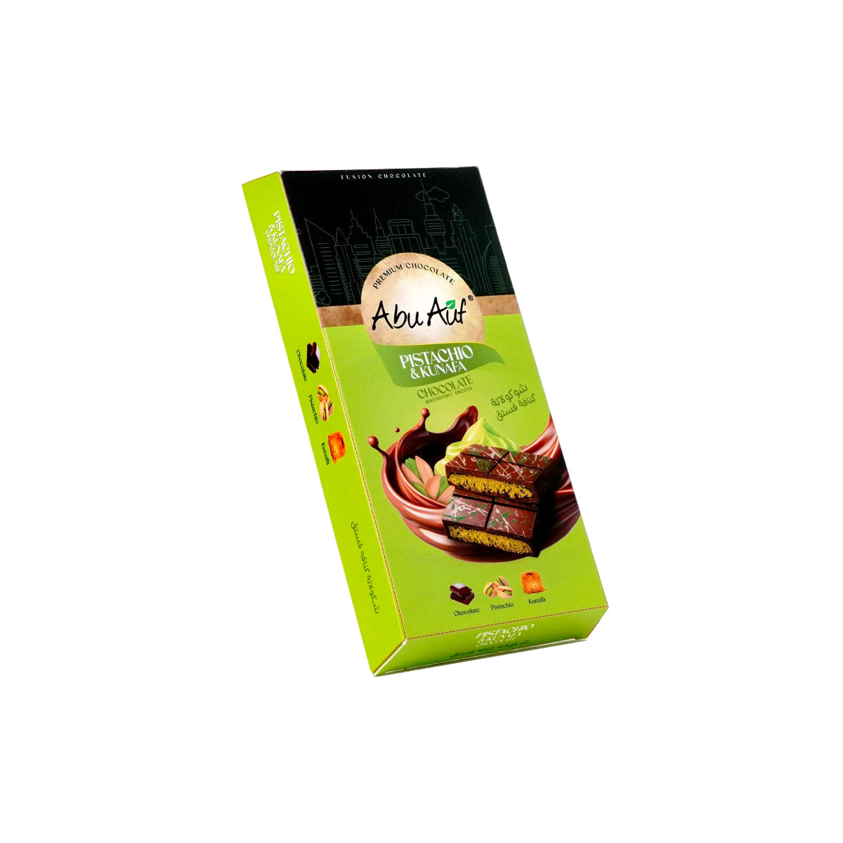 Abu Auf Kunafa Pistachio Dubai Chocolate Bar 195g