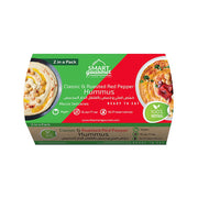 Smart Gourmet Classic Hummus+Rstd Red Pepper Hummus 225Gx2