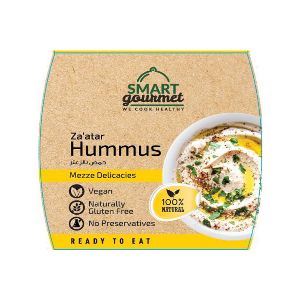 Smart Gourmet Hummus With Zaatar 225G