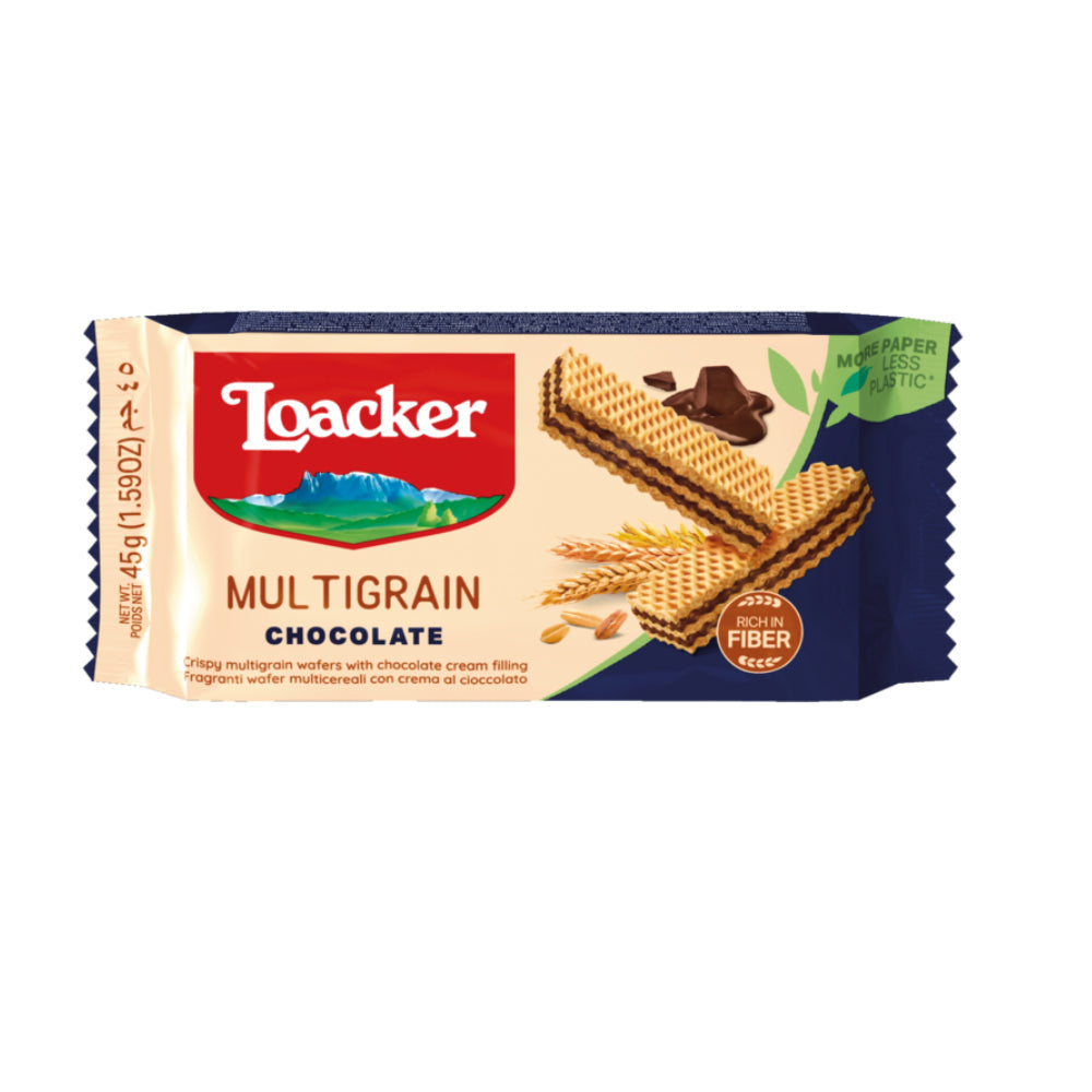 Loacker Classic Multigrain Chocolate  Wafers 45G