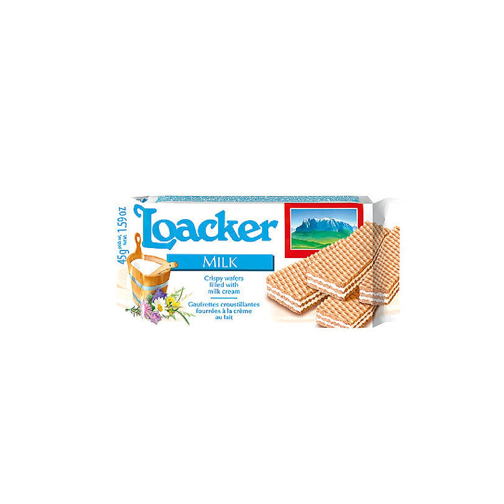 Loacker Milk Wafers 45G