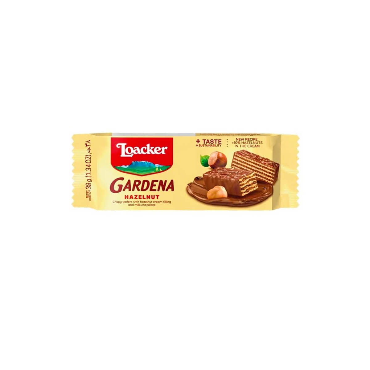 Loacker Gardena Hazelnut Wafer 38g