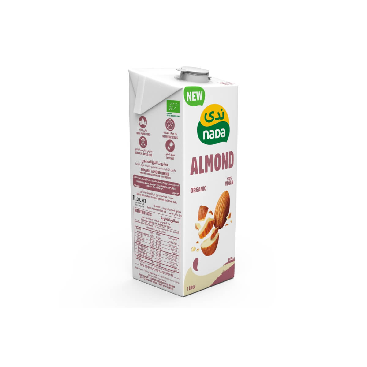 Nada Organic Almond Drink 1L