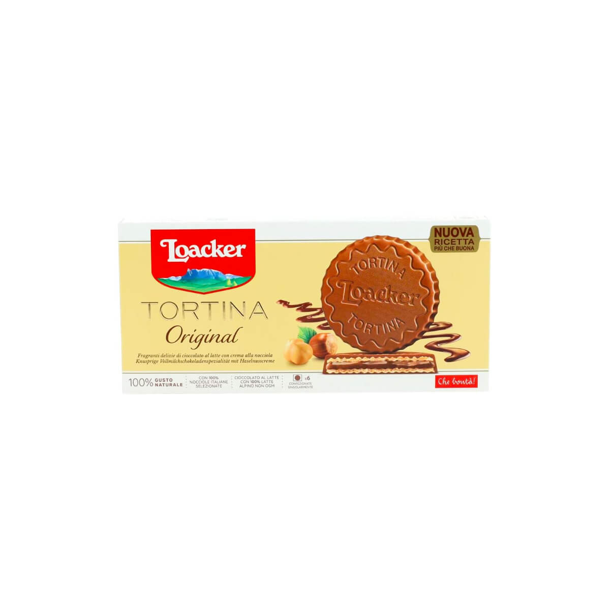 Loacker Original Tortina With Italian Hazelnut Biscuits 125g