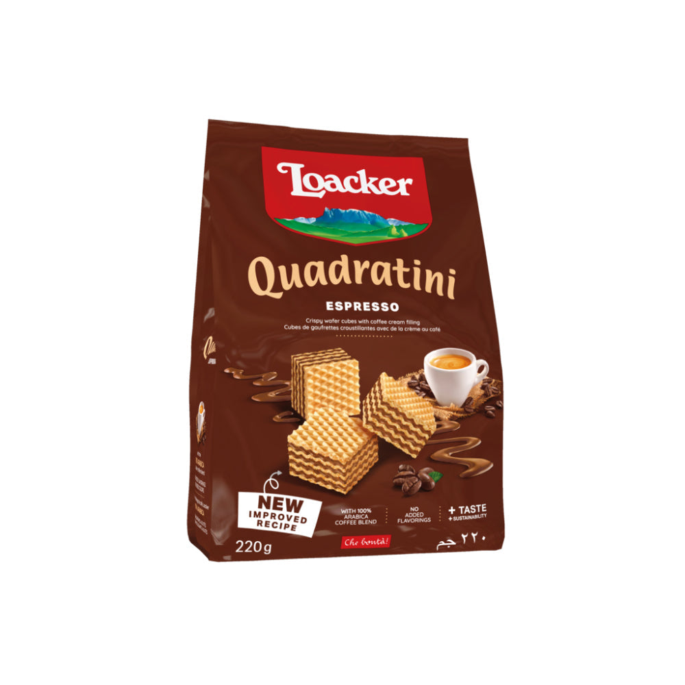 Loacker Quadratini Espresso Wafers 220G