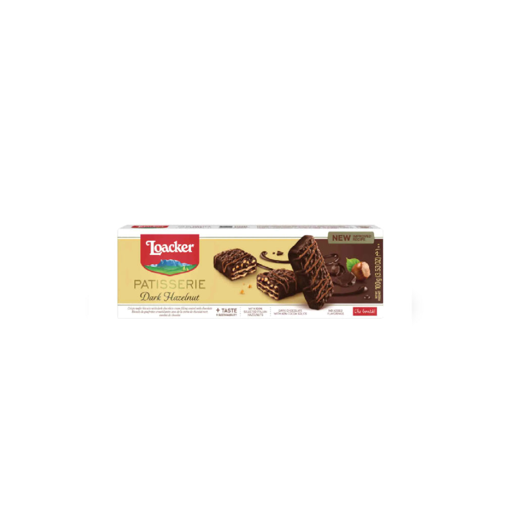 Loacker Patisserie Dark Hazelnut 100G