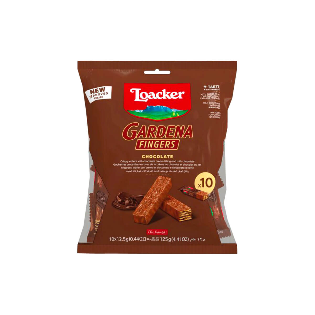 Loacker Gardena Fingers Mini Chocolate Wafer 125g