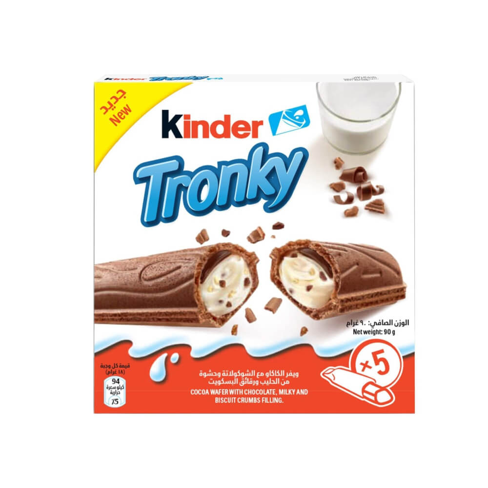 Kinder Tronky Chocolate Wafer T5 90gm