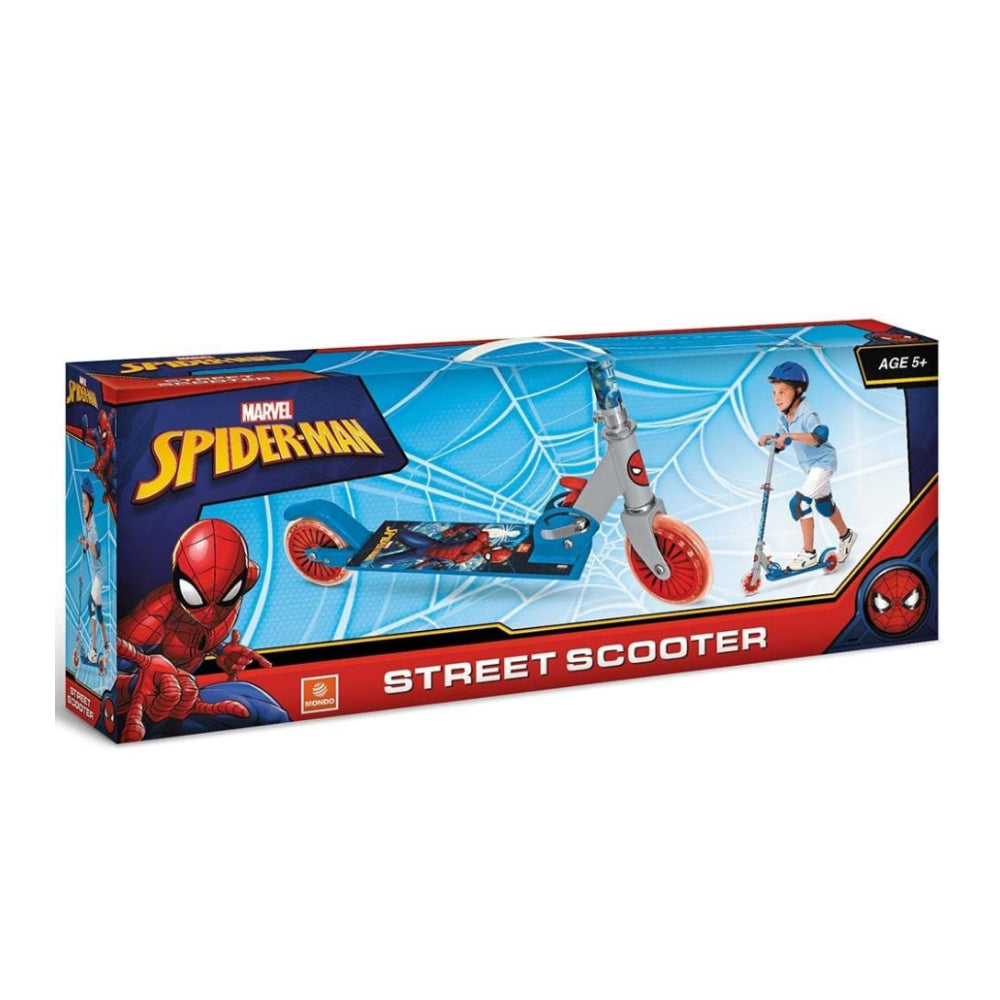 Marvel Spider Man Kids Two Wheel Skating Scooter
