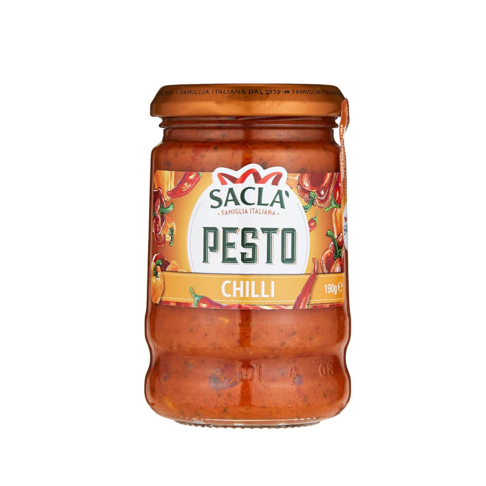 Sacla Italia Fiery Chilli Pesto Sauce 190gm