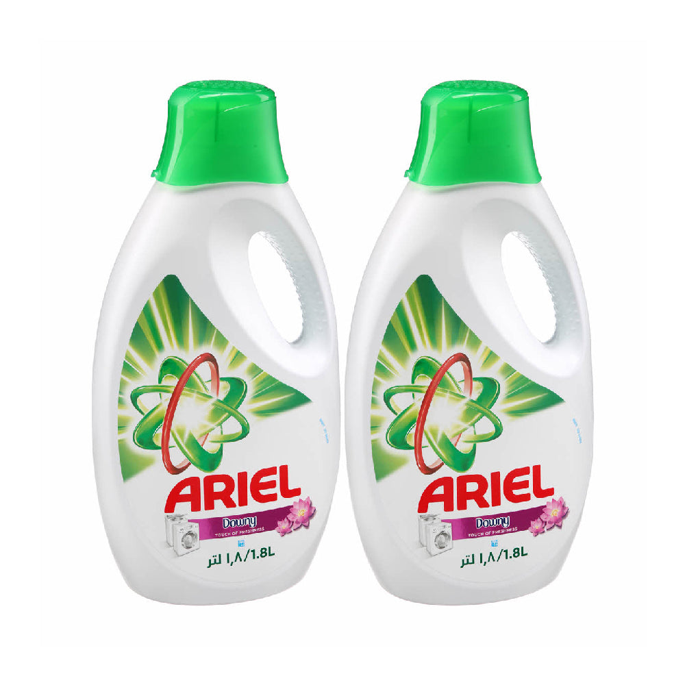 Ariel Washing Liquid Touch Downy 2x1.8L