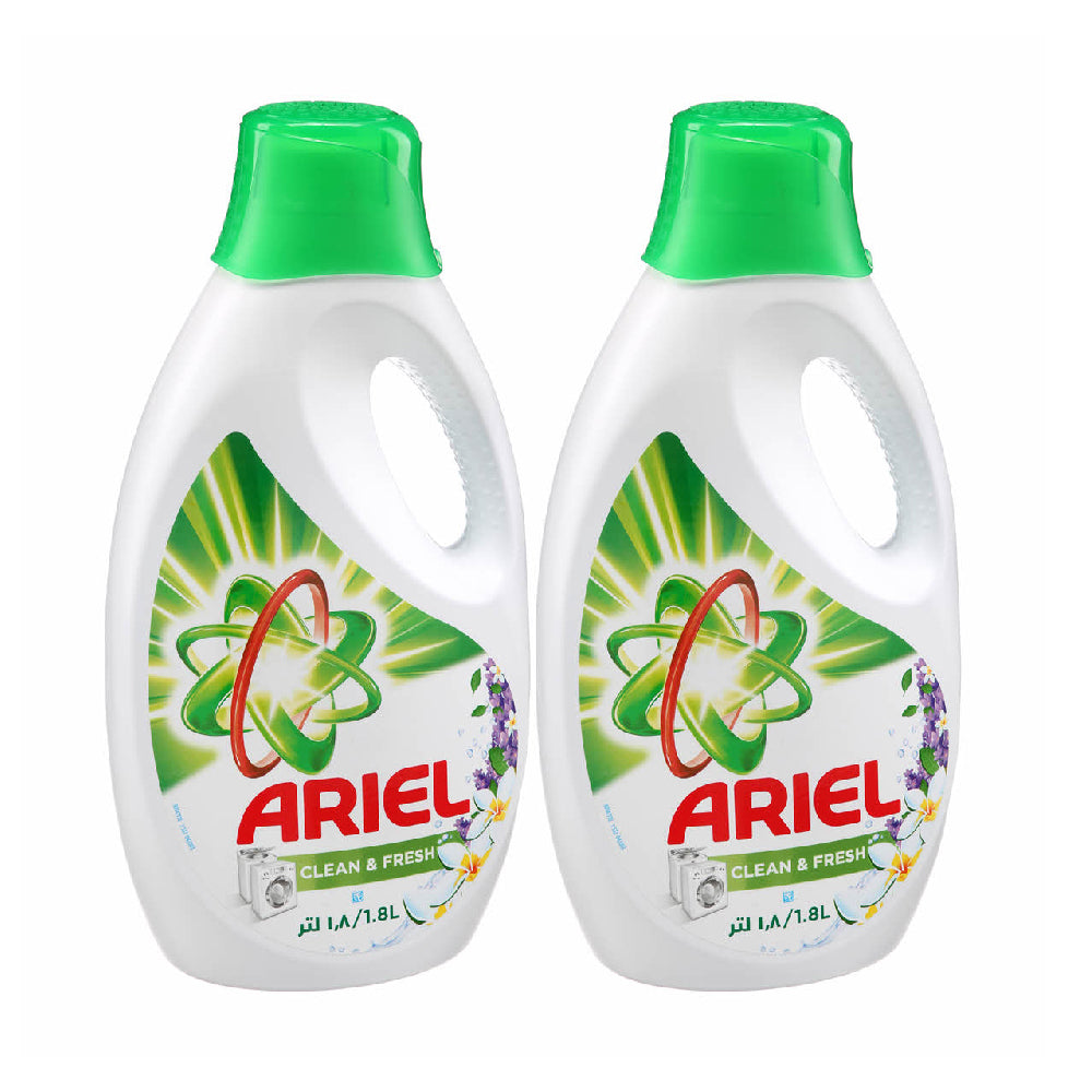 Ariel Washing liquid Clean Fresh 2x1.8L