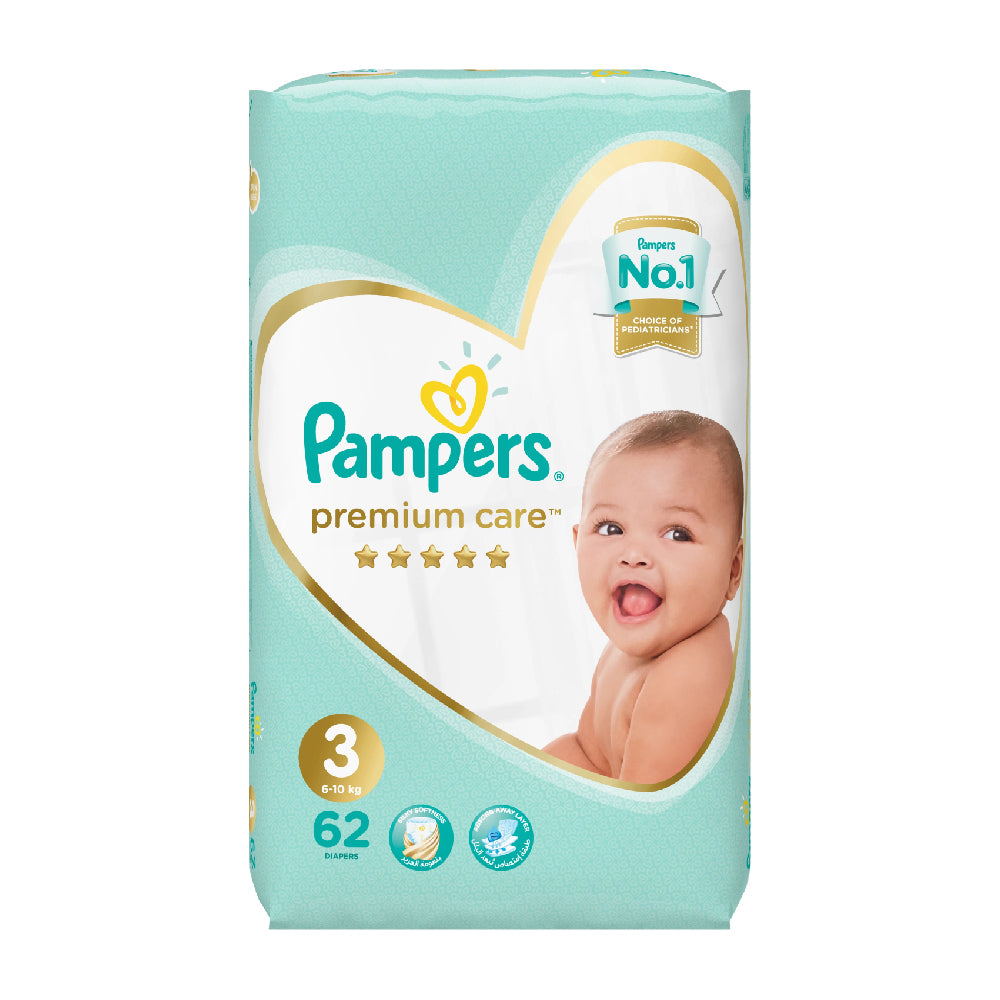 Pampers P/Care Diapers Size 3 62's @ VP