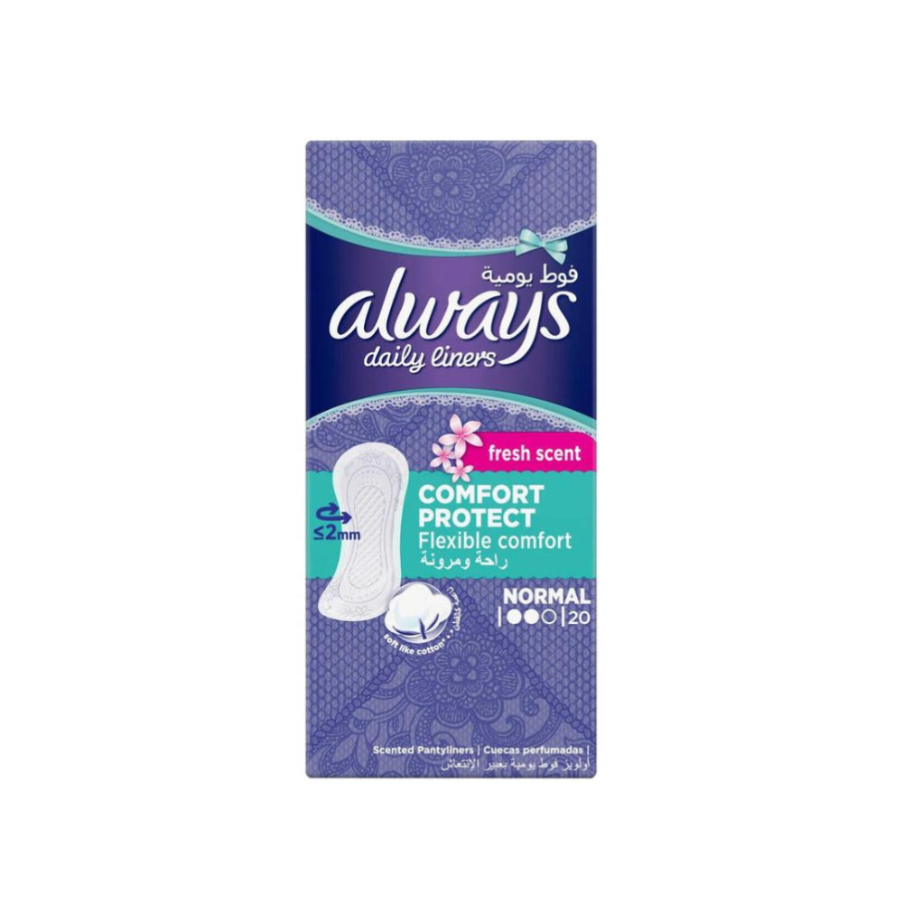 Always Liner Comf Protect Fresh 20s