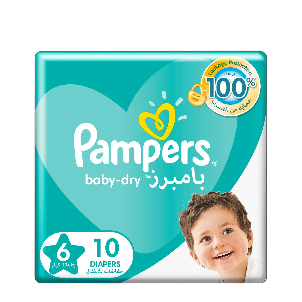 Pampers Baby-Dry Diapers S6 10's