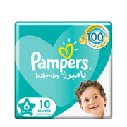 Pampers Baby-Dry Diapers S6 10's