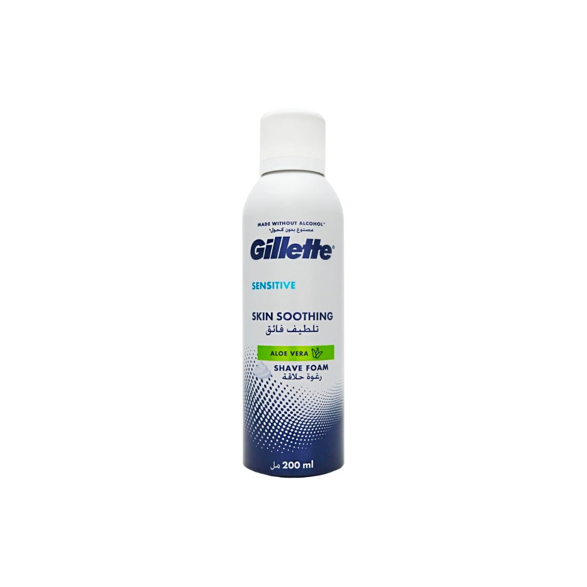 Gillette Sensitive Skin Soothing Aloe Vera Shave Foam 200ml