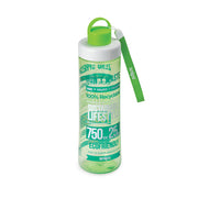 Snips Tritan Decorated Water Bottle Eco Green Water 0.75L