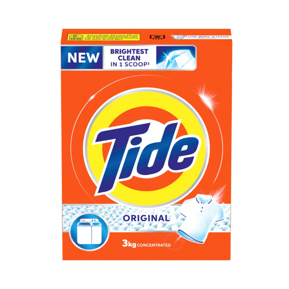 Tide Original Automatic Laundry Detergent Powder 3Kg