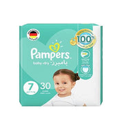 Pampers Baby-Dry Diapers Mega Pack S7 30's