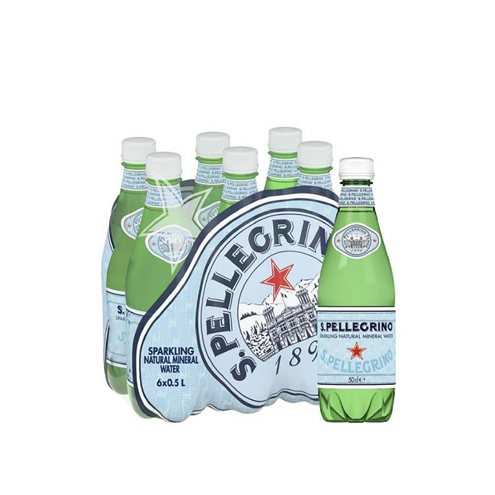 San Pellegrino Sparkling Water PET 500mlx6