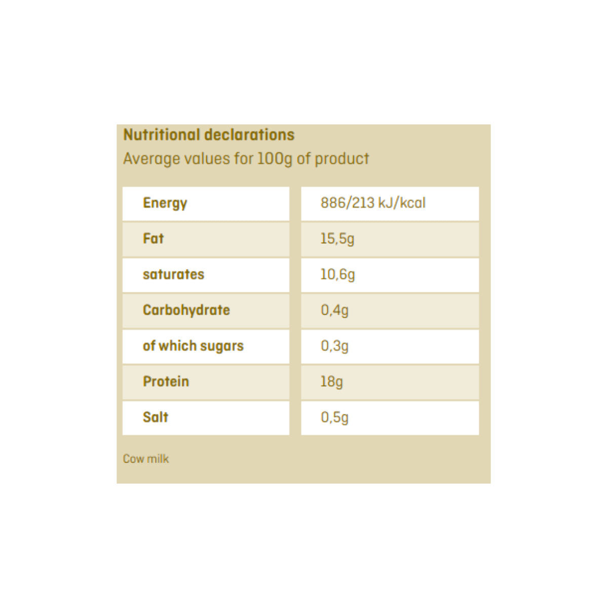 Ambrosi Cow Milk Mozzarella Cheese 125g