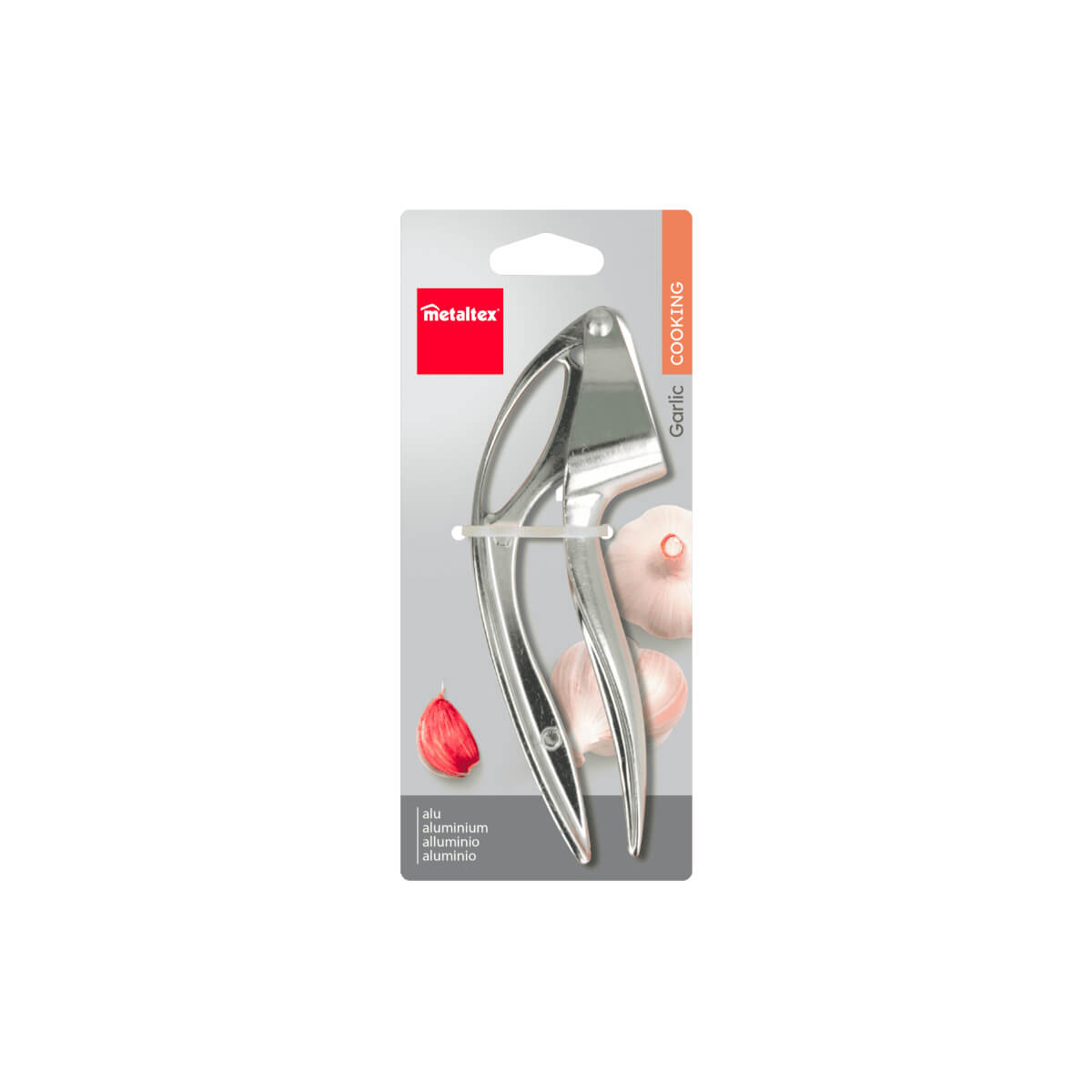 Metaltex Aluminum Garlic Press 16cm
