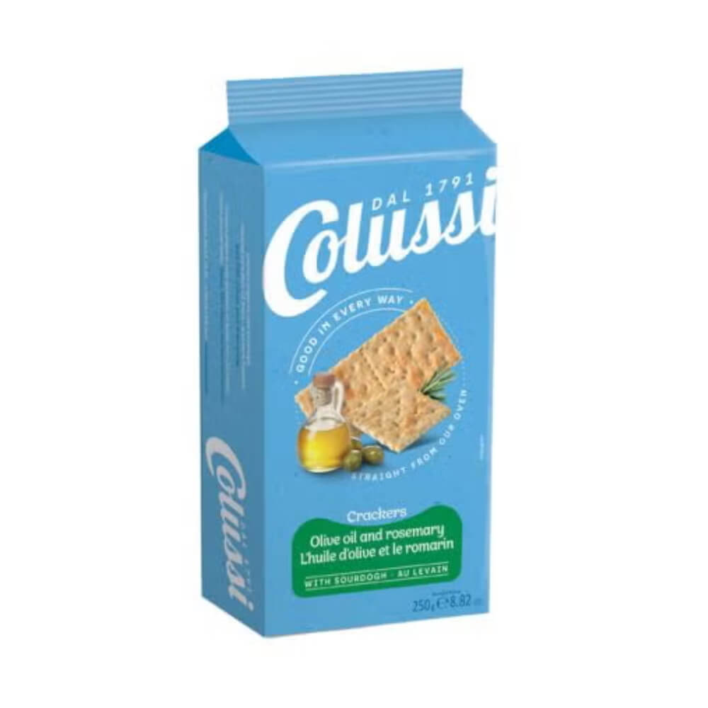 Colussi Cracker with Olive Oil and Rosemary 250Gm